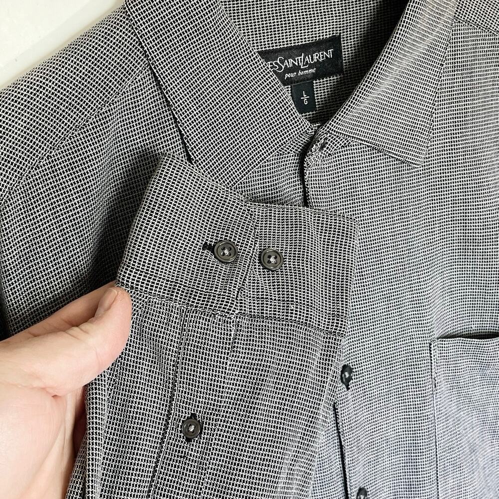 Yves Saint Laurent Pour Homme Vintage Men’s Black… - image 3